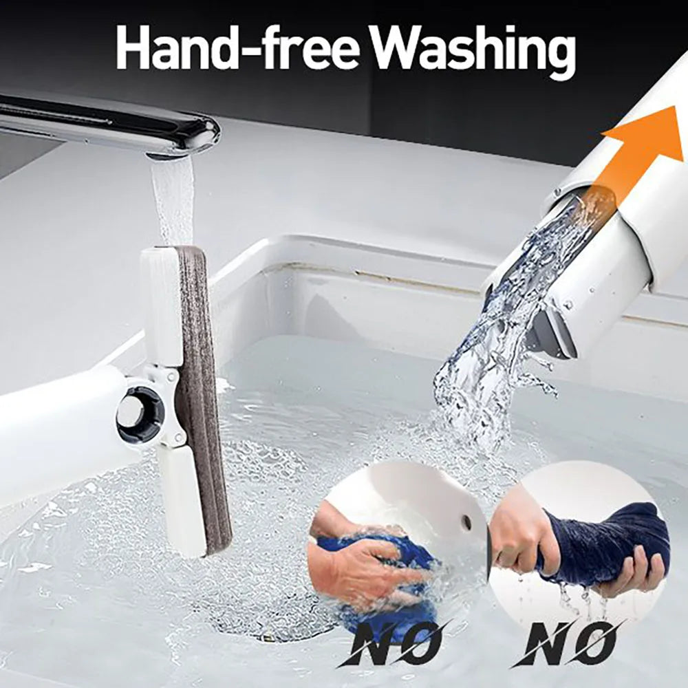 NEW mini mop Portable Self-Squeeze Short Mop